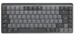 LOGITECH MX Mechanical Mini Graphite, LEDs wei&szlig;, Kailh Choc V2 LOW PROFILE RED, Logi