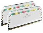 CORSAIR Dominator Platinum RGB wei&szlig; DIMM Kit 32GB, DDR5-6200, CL36-39-39-76, on-die