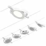 PAULMANN CorDuo LED Seilsystem RoundMac Basisset 5x280lm 5x4,5W 3000K 230/12V Wei&szlig;