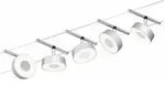 PAULMANN CorDuo LED Seilsystem Circle Basisset 5x180lm 5x5W 3000K 230/12V Chrom