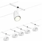 PAULMANN CorDuo Seilsystem Cup Basisset GU5,3 max. 5x10W 230/12V Wei&szlig; matt Chrom