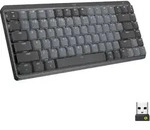 Logitech MX Mechanical Mini Graphite, LEDs wei&szlig;, Kailh Choc V2 LOW PROFILE BLUE,