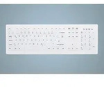 CHERRY Active Key AK-C8100F desinfizierbare Funktastatur wei&szlig;, USB, DE