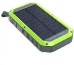 ULTRON Powerbank RealPower PB-10000 Solar schwarz/gr&uuml;n