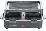 SEVERIN RG 2370 Raclette, 600 W, 4 Pf&auml;nnchen, antihaft. Grillplatte, schwarz
