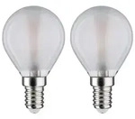 PAULMANN LED Fil 2er Tropfen 250lm E14 2700K matt 3W 230V