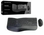 Conceptronic Orazio Ergo Wireless Ergonomic Keyboard and Vertical Mouse Kit schwarz,
