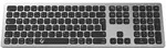 KEYSONIC KSK-8023BTRF, grau/schwarz, USB/Bluetooth, DE