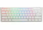 DUCKY One 3 Pure White Mini PBT, LEDs RGB, MX RGB RED, hot-swap, USB, DE