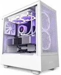 NZXT H5 Flow, wei&szlig;, Glasfenster
