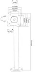 NEOMOUNTS BY NEWSTAR POS Flat Screen Desk Mount (bolt-down base)