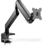 DIGITUS DA-90426 Single Gasdruckfeder Monitor Tisch-Halterung 35", 15 kg max. schwarz