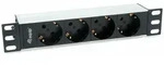 Equip 10" PDU Aluminium Steckdosenleiste 4-fach, 1HE, 1.5m