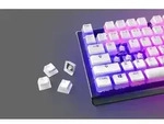 STEELSERIES PrismCaps Universal Double Shot PBT Keycaps wei&szlig;, Set, 105 Tasten, DE