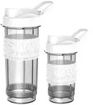 SILVA SM 2500 Standmixer, 500 W, 1,2 L, 2 Sport-Becher, wei&szlig;-grau