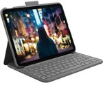 Logitech Slim Folio, KeyboardDock f&uuml;r iPad 10 2022, grau, IT