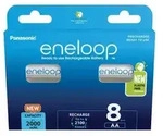 PANASONIC BK-3MCDE/8BE AA MIGNON 2000 MAH 8EA AA eneloop