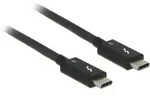 DELOCK Thunderbolt 3 Kabel schwarz, St/St, 1.5m