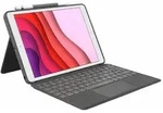 Logitech Combo Touch, KeyboardDock f&uuml;r iPad 10 2022, grau, CH