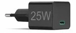 HAMA Mini-Lader, PD/QC,USB-C, 25W, schwarz