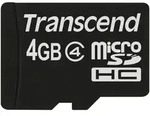 TRANSCEND microSDHC 4GB, Class 4