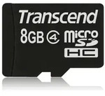 TRANSCEND microSDHC 8GB, Class 4