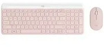 LOGITECH MK470 Slim Wireless Keyboard and Mouse Combo rosa, USB, FR