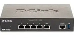 D-LINK DSR-250V2 Unified VPN Security Desktop Gigabit Managed Router, 5x RJ-45