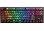 DUCKY One 3 Aura Black TKL PBT, LEDs RGB, MX SILENT RGB RED, hot-swap, USB, DE
