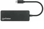 MANHATTAN 7-Port USB 3.2 Gen 1 Typ-C Hub USB-C-Stecker auf s