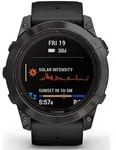 GARMIN Fenix 7X Pro Sapphire Solar schwarz/carbongrau