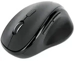 MANHATTAN Wireless Ergonomic Mouse with 2-in-1 USB Receiver, schwarz, USB
