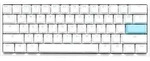 DUCKY One 2 Pro Mini wei&szlig;, LEDs RGB, Kailh Box BROWN, USB, DE