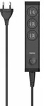 HAMA 223201 LADESTATION 6F/USB-A/1,1M/34W/SW