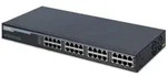 DIGITUS 16-Port 10G PoE+ Injektor, 802.3at 16 Ports Eingang, 16 Ports Ausgang+ PoE