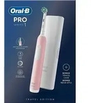 ORAL-B Pro 1 Cross Action Pink mit Reiseetui
