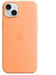 APPLE iPhone 15 Plus Silicone Case with MagSafe - Orange Sorbet
