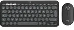 LOGITECH Pebble 2 Combo for Mac schwarz/grau, Logi Bolt, USB/Bluetooth, DE