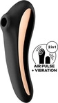 Satisfyer Dual Kiss Black female