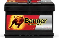 Banner 013574120101, 12V 74Ah 680A Banner Power Bull P7412 Starterbatterie, inkl.