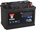 Yuasa YBX9096 AGM Start-Stop Plus 12V 70Ah 760A Autobatterie f&uuml;r moderne Fahrzeuge