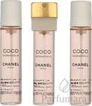 Chanel Coco Mademoiselle Geschenkset 3x Eau de Toilette Refill 20Ml - Twist and Spray