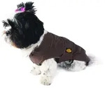Fashion Dog Regenmantel f&uuml;r Hunde - Braun - 36 cm