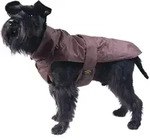 Fashion Dog Hundemantel mit Kunstpelz-Futter - Braun - 30 cm