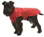 Fashion Dog Regenmantel f&uuml;r Hunde - Rot - 85 cm