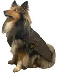 Fashion Dog Hunde-Regenmantel mit Fleecefutter - Braun - 33 cm