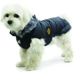 Fashion Dog Steppmantel f&uuml;r Hunde - Schwarz - 55 cm