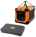 Maelson Soft Kennel Neon Orange 82 cm + Lounge Mat - Transportbox mit Matratze...