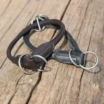 Kieffer Hundehalsband Ultrasoft, rundgen&auml;ht - schwarz - 60 cm