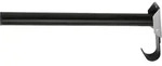 Sattelhalter KLAPPBAR - schwarz